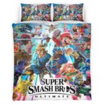 Super Mario Charaktere 9 Super Bros Kinderbettwäsche – Bettwäsche