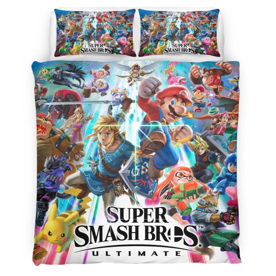 Super Mario Charaktere 9 Super Bros Kinderbettwäsche – Bettwäsche – Bild 4