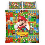 Super Mario Spielstart Kinderbettwäsche – Bettwäsche