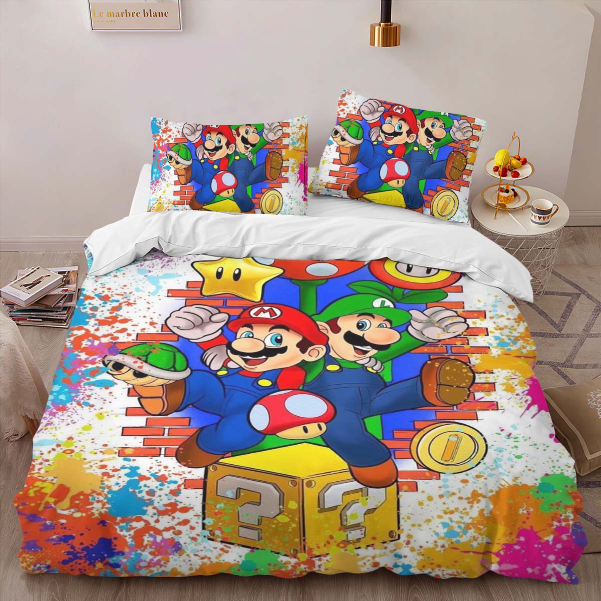 Super Mario Luigi Kinderbettwäsche – Bettwäsche – Bild 2