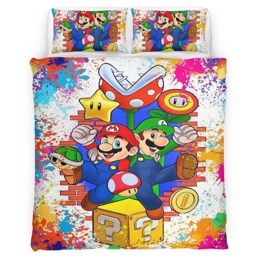 Super Mario Luigi Kinderbettwäsche – Bettwäsche – Bild 4