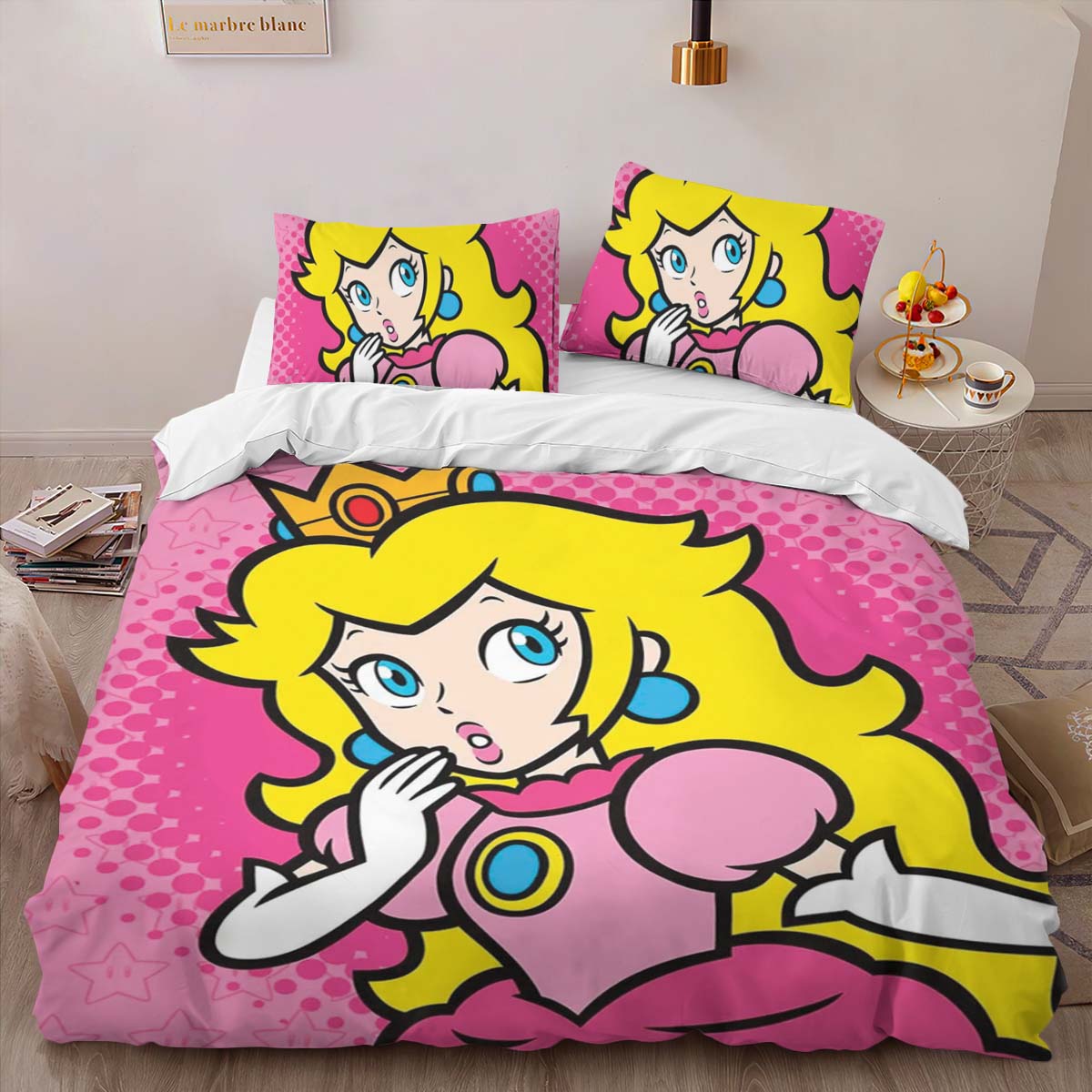 Super Mario Prinzessin Peach Kinderbettwäsche – Bettwäsche – Bild 2
