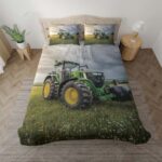 John Deere auf Feld 1 Kinderbettwäsche – Bettwäsche