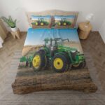 John Deere auf Feld 2 Kinderbettwäsche – Bettwäsche