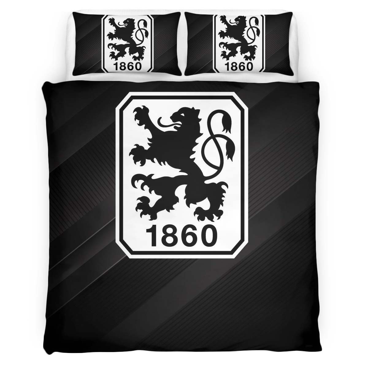 TSV 1860 München black background 02 Kinderbettwäsche - Bettwäsche – Bild 2