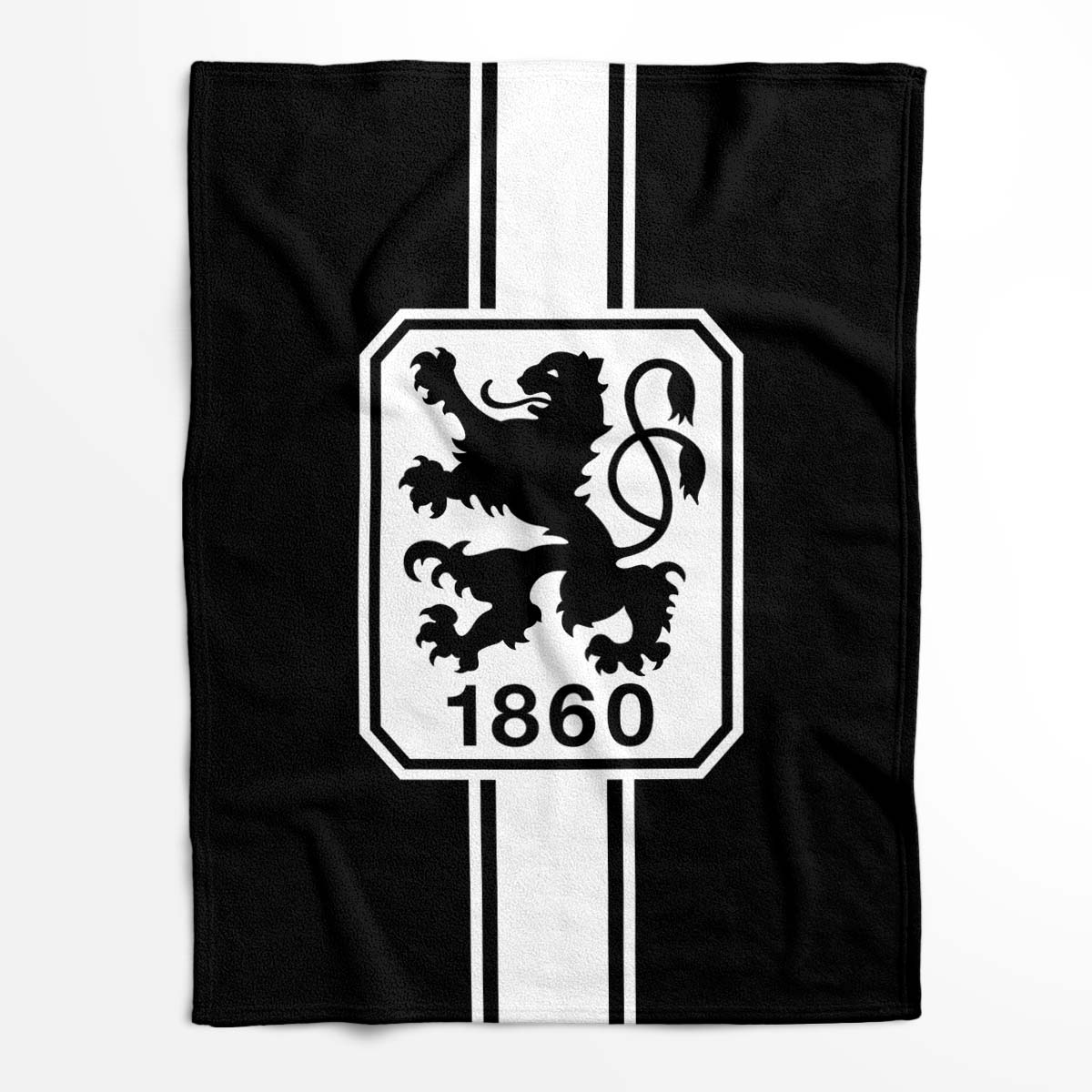TSV 1860 München schwarzer Hintergrund 05 Fleecedecke - Decke – Bild 2