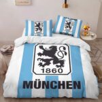 TSV 1860 München blue white background Kinderbettwäsche – Bettwäsche