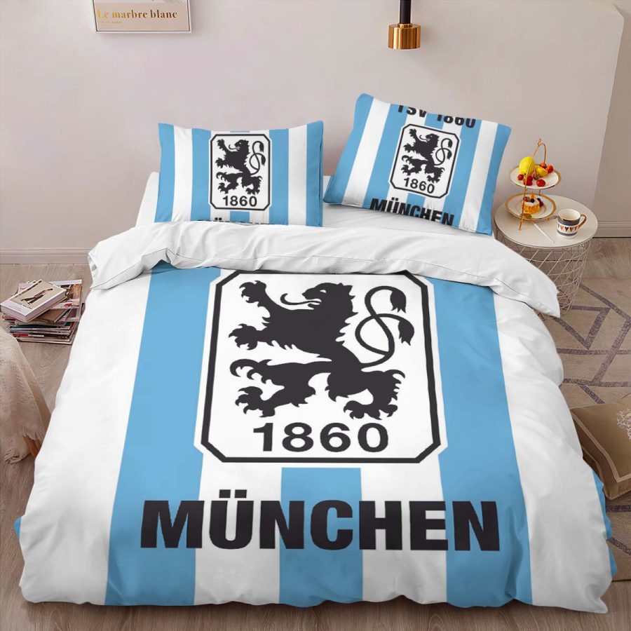 TSV 1860 München blue white background Kinderbettwäsche - Bettwäsche – Bild 4