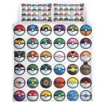 Die Große Karte Pokemon Bälle Kinderbettwäsche – Bettwäsche