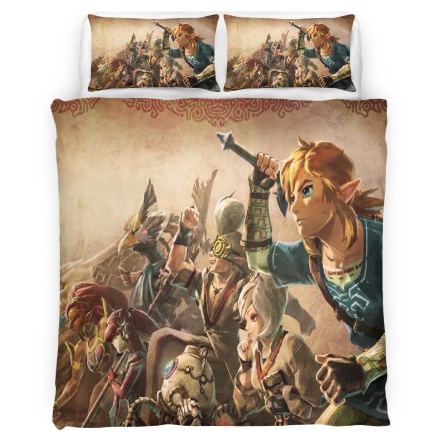 The Legend of Zelda Alle Charaktere 2 Kinderbettwäsche – Bettwäsche – Bild 4