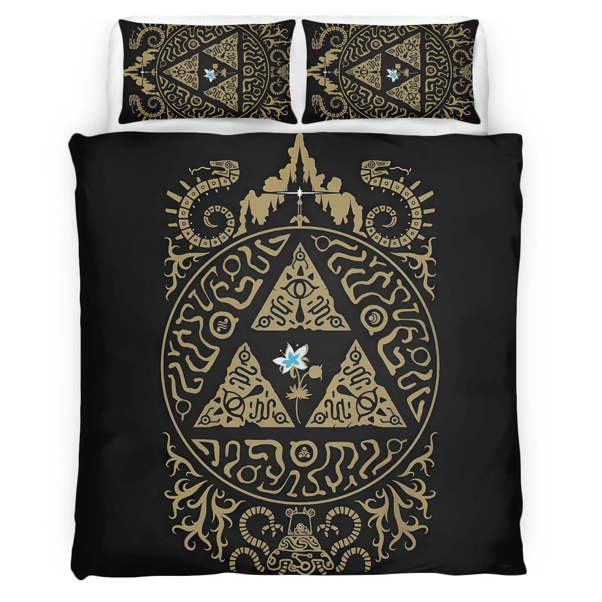 The Legend of Zelda Breath of the Wild Triforce Kinderbettwäsche – Bettwäsche