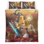 The Legend of Zelda Link und Prinzessin Zelda Alle Charaktere Kinderbettwäsche – Bettwäsche