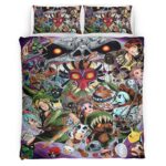 The Legend of Zelda Majoras Mask Horror Kid Link und andere Charaktere Kinderbettwäsche – Bettwäsche