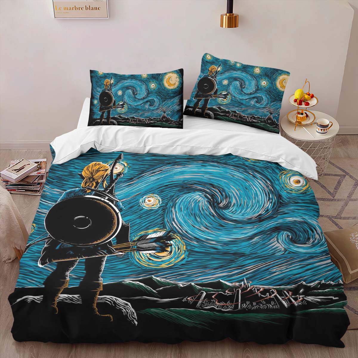 The Legend of Zelda Van Gogh Stil Kinderbettwäsche – Bettwäsche – Bild 2