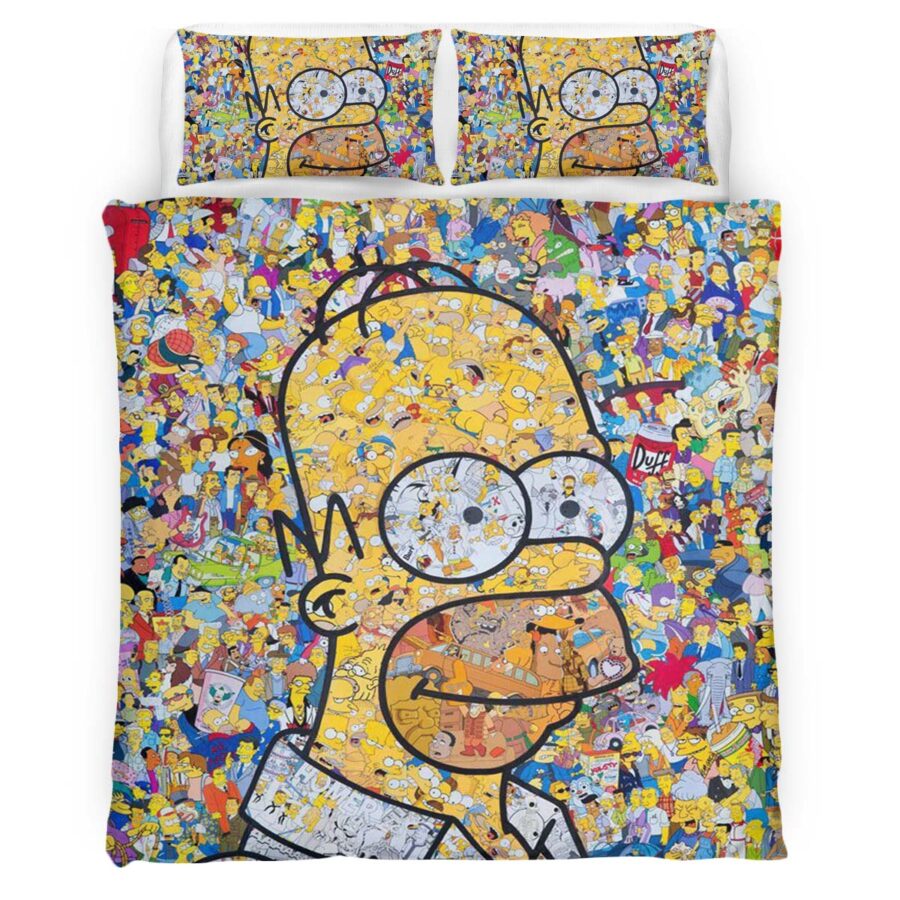 Die Simpsons Alle Charaktere 02 Kinderbettwäsche – Bettwäsche – Bild 4