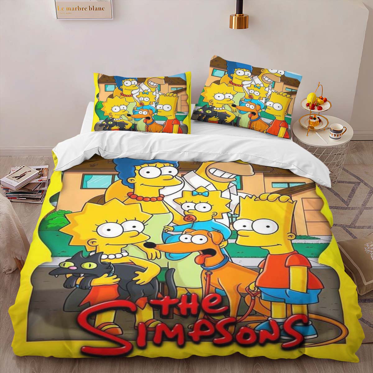 Die Simpsons Alle Charaktere 03 Kinderbettwäsche – Bettwäsche – Bild 2
