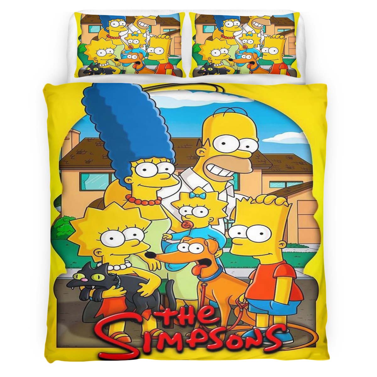 Die Simpsons Alle Charaktere 03 Kinderbettwäsche – Bettwäsche