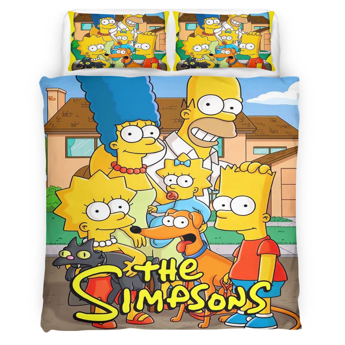 Die Simpsons Alle Charaktere 04 Kinderbettwäsche – Bettwäsche