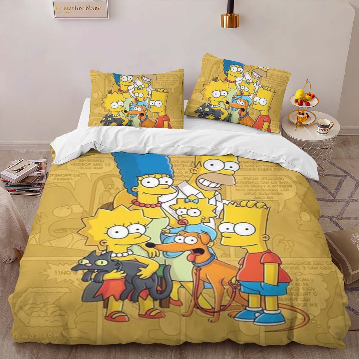 Die Simpsons Alle Charaktere 09 Kinderbettwäsche – Bettwäsche – Bild 2