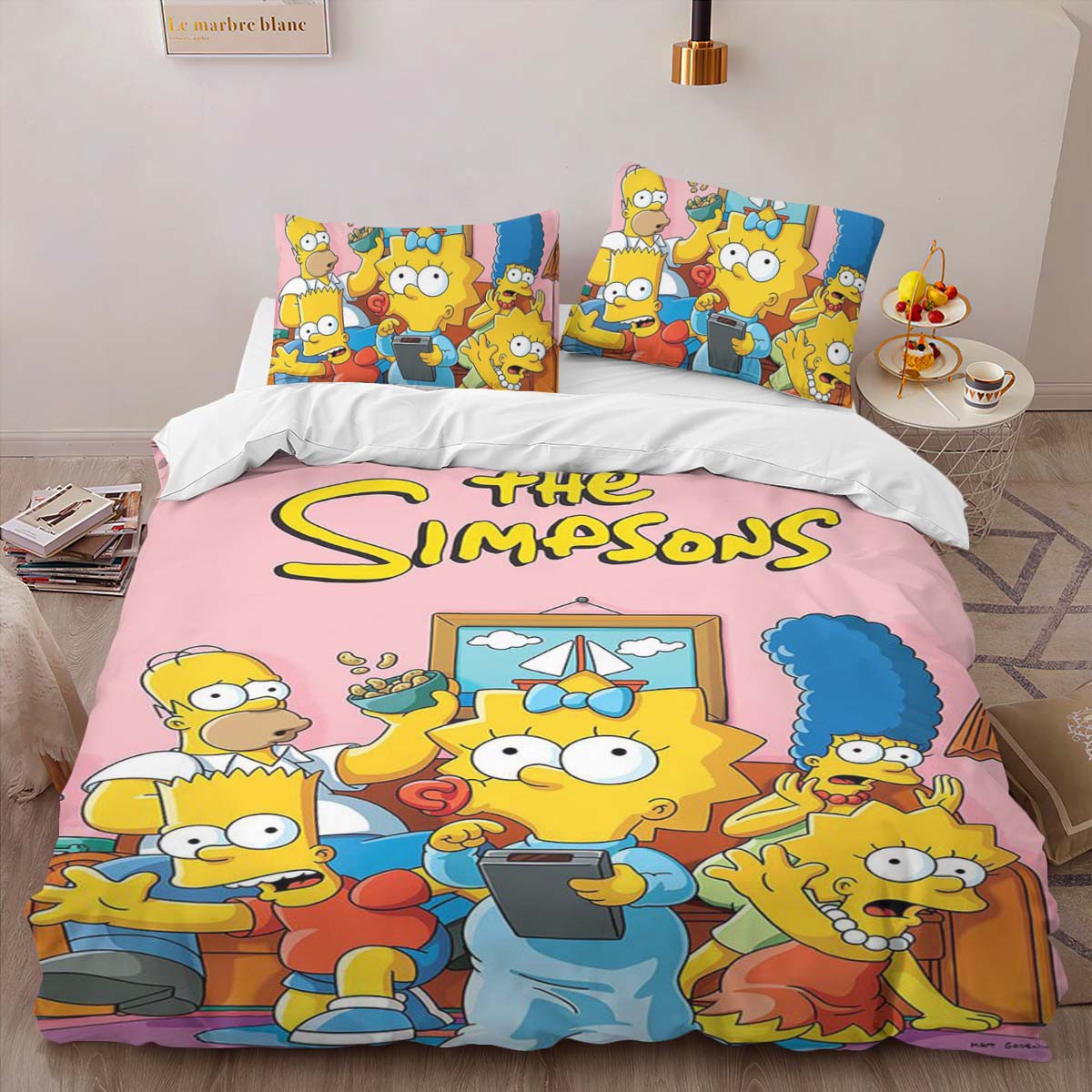 Die Simpsons Alle Charaktere 10 Kinderbettwäsche – Bettwäsche – Bild 2