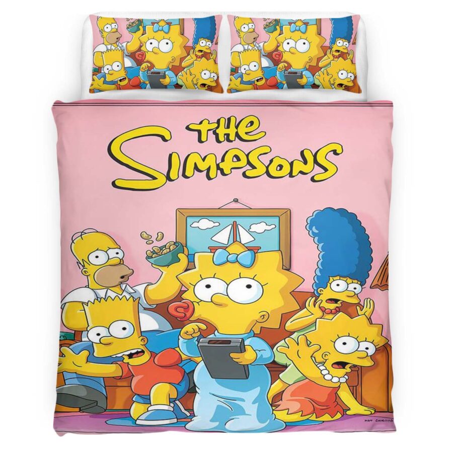 Die Simpsons Alle Charaktere 10 Kinderbettwäsche – Bettwäsche – Bild 4