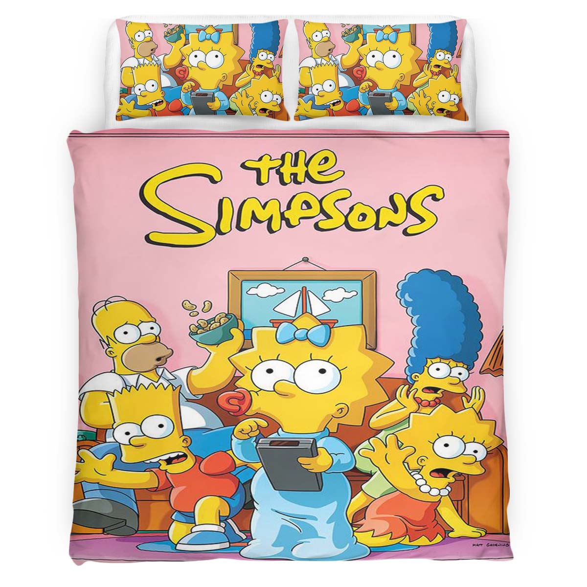 Die Simpsons Alle Charaktere 10 Kinderbettwäsche – Bettwäsche