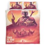Das ist der Weg The Mandalorian 2 Kinderbettwäsche – Bettwäsche