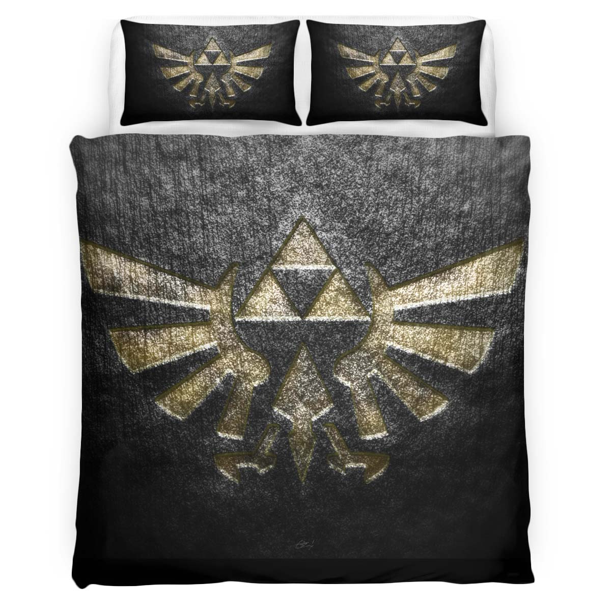 Triforce The Legend of Zelda Stein Kinderbettwäsche – Bettwäsche