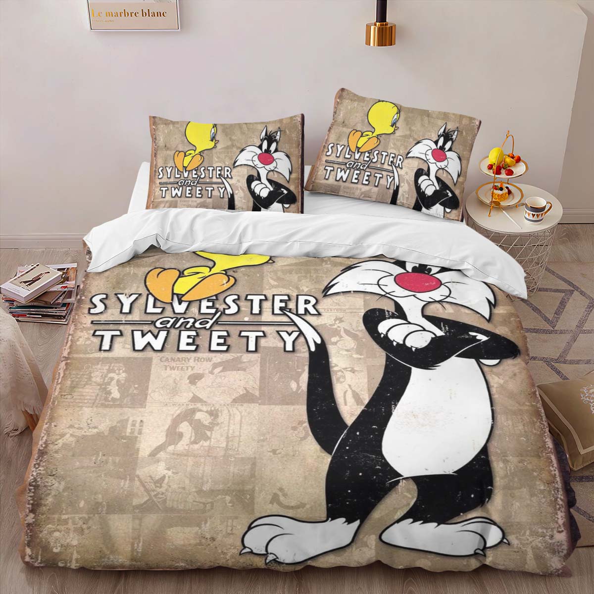 Tweety und Sylvester Looney Tunes 03 Kinderbettwäsche – Bettwäsche – Bild 2