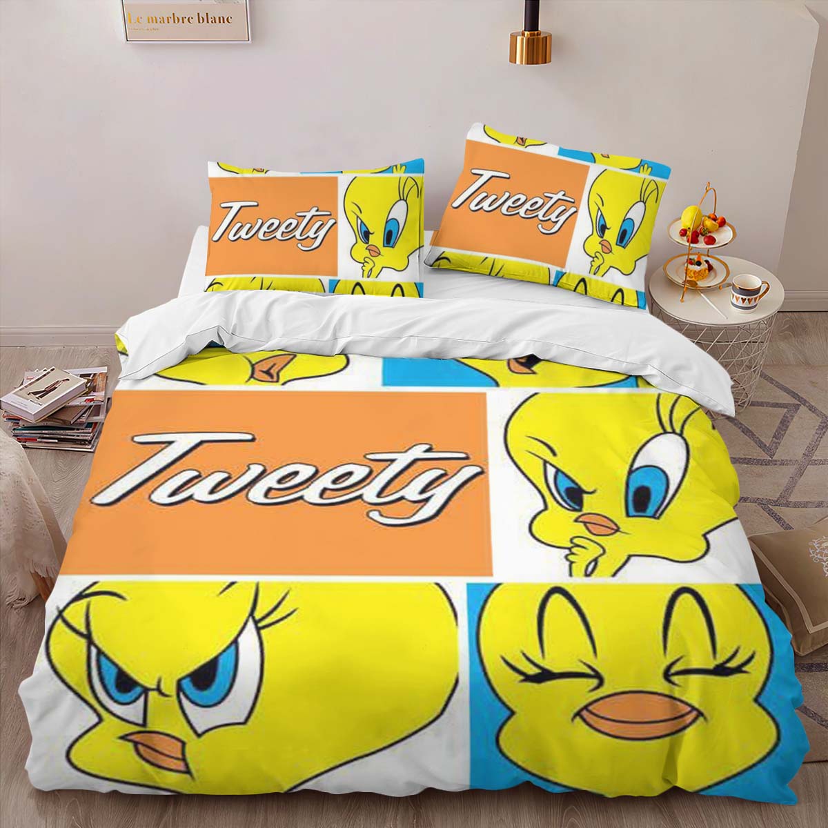 Tweety Looney Tunes 09 Kinderbettwäsche – Bettwäsche – Bild 2
