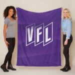 VFL Osnabrück violetter Hintergrund Stil 02 Fleecedecke – Decke
