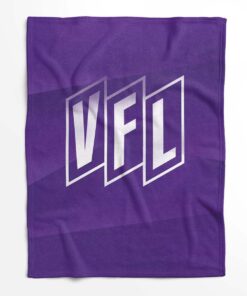 Alternative view of VFL Osnabrück violetter Hintergrund Stil 02 Fleecedecke - Decke