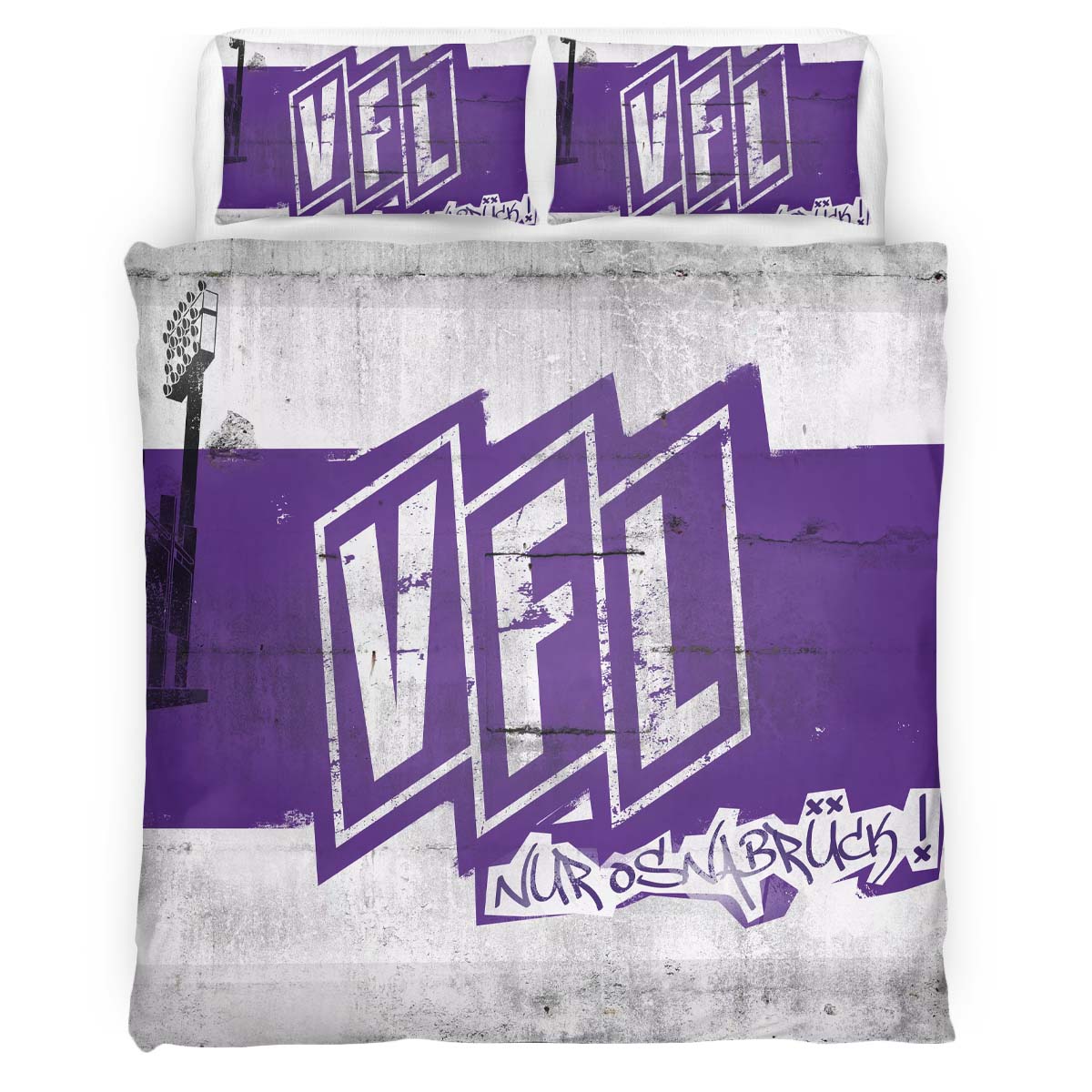 VFL osnabruck violet background style 03_1 Kinderbettwäsche - Bettwäsche – Bild 2