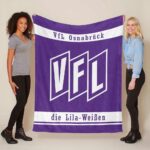 VFL Osnabrück violetter Hintergrund Stil 04 Fleecedecke – Decke