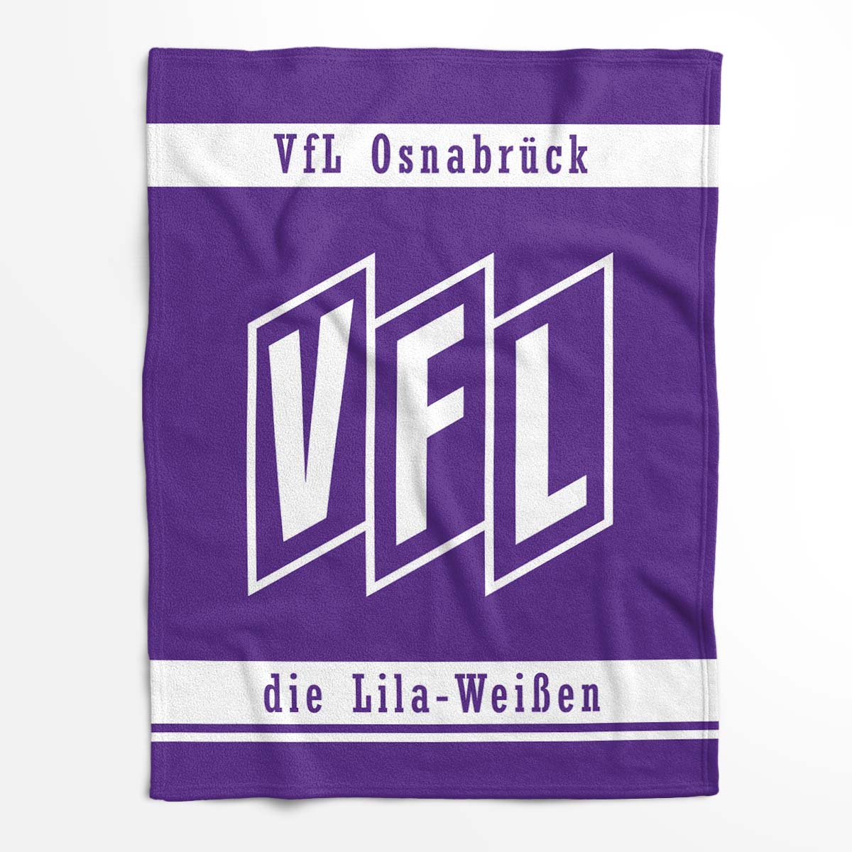 VFL Osnabrück violetter Hintergrund Stil 04 Fleecedecke - Decke – Bild 2