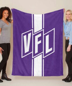 VFL Osnabrück violetter Hintergrund Stil 05 Fleecedecke - Decke