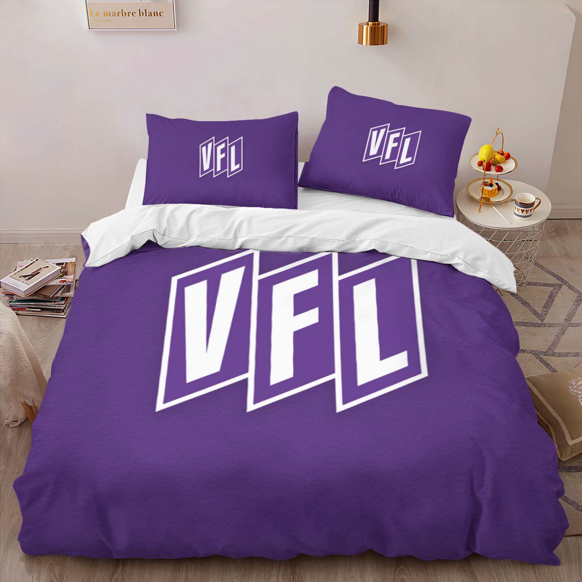VFL osnabruck violet background style Kinderbettwäsche - Bettwäsche