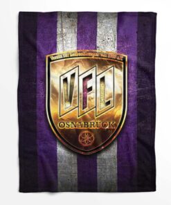 Alternative view of VFL Osnabrück Violett Metall Fleecedecke - Decke
