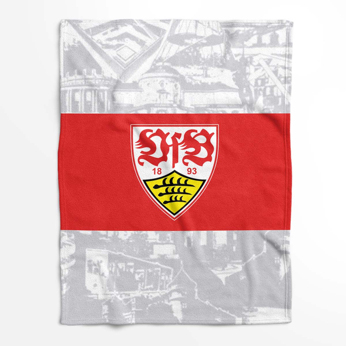 VfB Stuttgart Fußball-Club 01 Fleecedecke - Decke – Bild 2