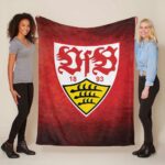 VfB Stuttgart Fußball-Club 17 Fleecedecke – Decke