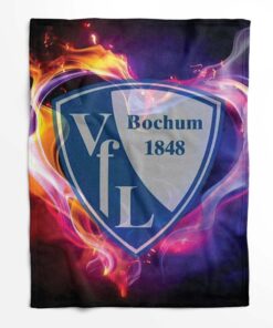 Alternative view of VfL Bochum Fußball-Club 05 Fleecedecke - Decke