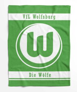 Alternative view of VfL Wolfsburg WOB18 Fleecedecke - Decke