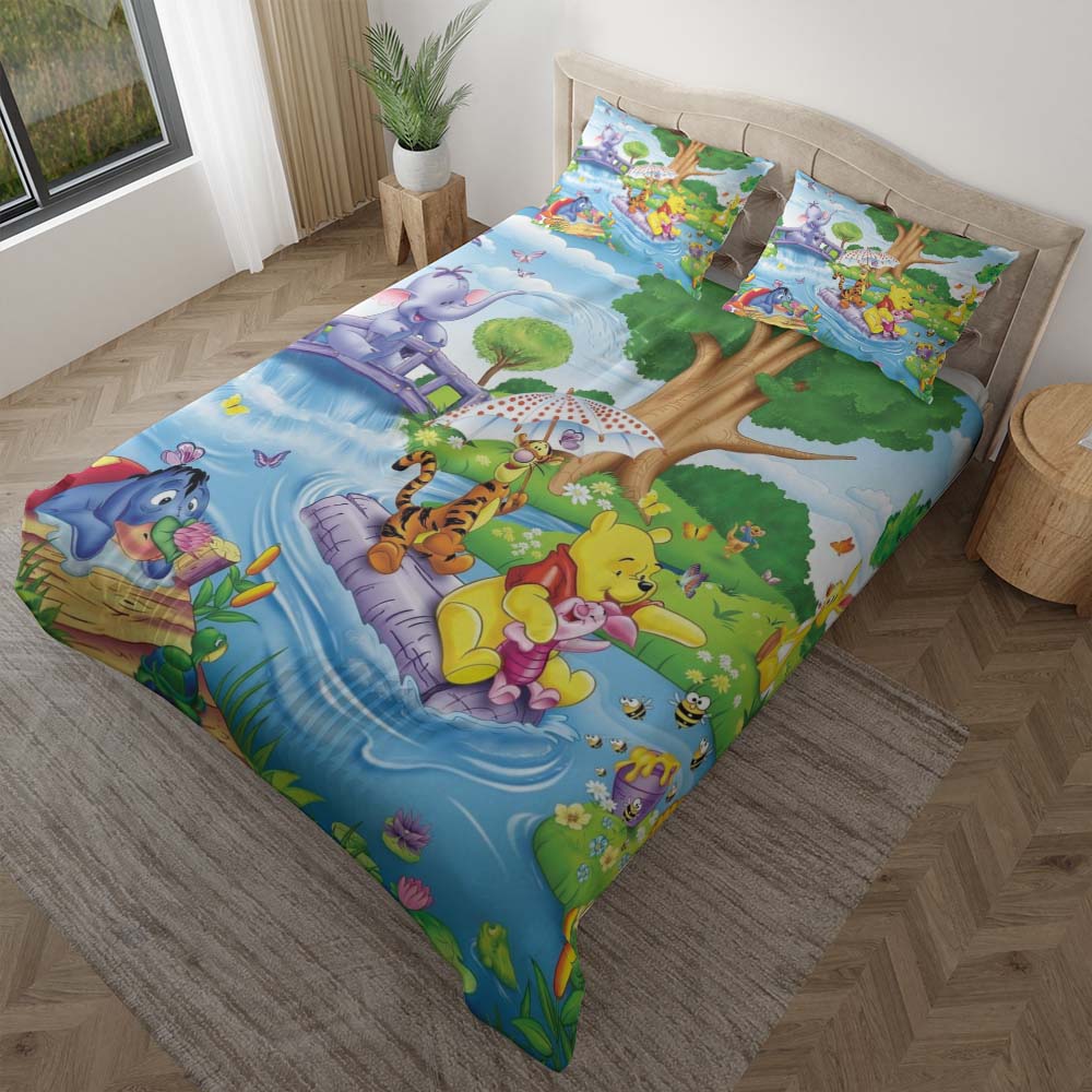 Winnie Der Pooh Winnie Puuh Freunde 2 Kinderbettwäsche - Bettwäsche – Bild 2