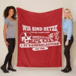 Wir sind betze FCK ein leben lang FC Kaiserslautern Fleecedecke – Decke
