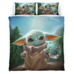 Baby Yoda Star Wars 2 Kinderbettwäsche – Bettwäsche