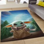 Baby Yoda Star Wars 2 Teppich