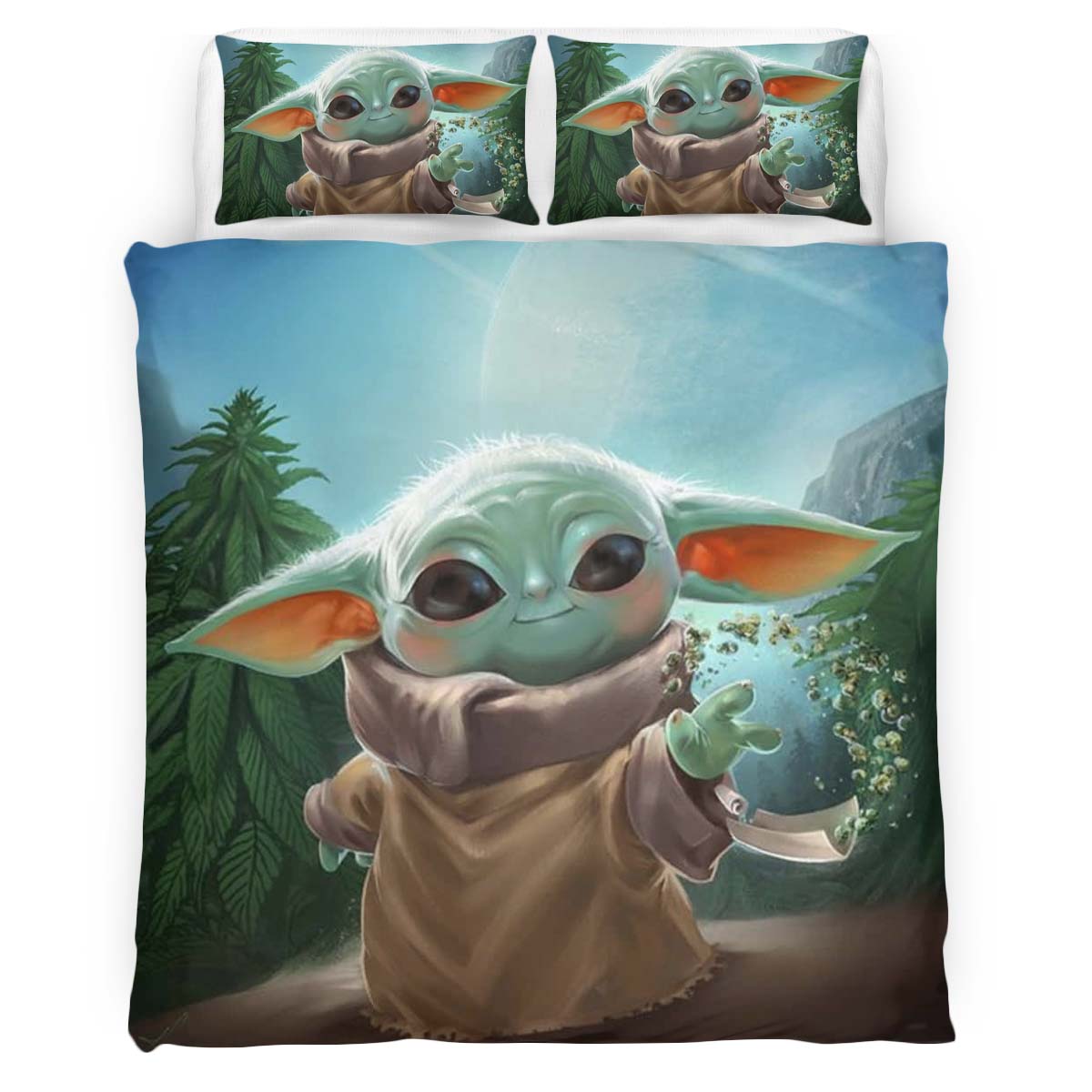 Baby Yoda Star Wars 2 Kinderbettwäsche – Bettwäsche