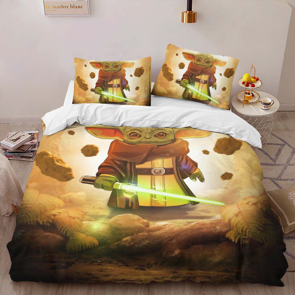 Baby Yoda Star Wars 3 Kinderbettwäsche – Bettwäsche – Bild 2