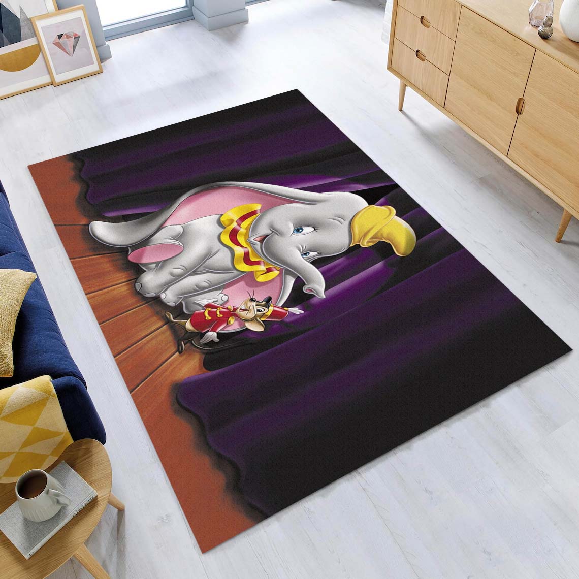 Dumbo und Timothy Q Mouse 2 Teppich – Bild 2
