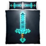 Verzaubertes Diamantschwert Minecraft Kinderbettwäsche – Bettwäsche